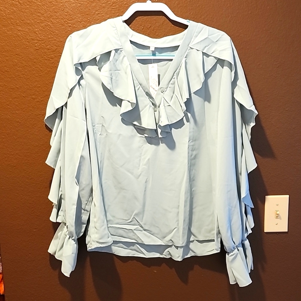 Ruffle Shirt Large